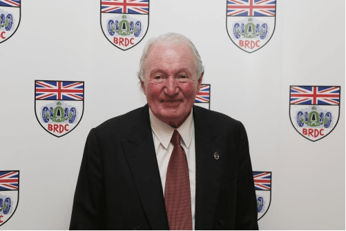 Paddy Hopkirk the President of the British Racing Drivers Club